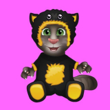 Baby Talking Tom Bathing - baby-talking-tom-bathing