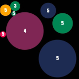 Five - five