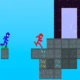 Stickman Blockworld Parkour 2 - stickman-blockworld-parkour-2